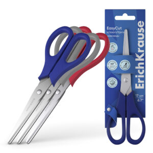 Foarfece pentru stangaci EasyCut, 17 cm in asort. ErichKrause