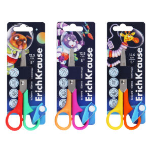 Foarfece pentru stangaci FunCut Space Animals, 12.5cm ErichKrause