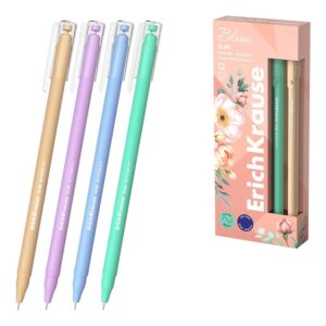 Pix cu bila Slim Stick Pastel Bloom 0.7 albastru ErichKrause
