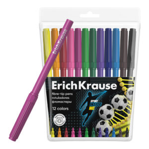 Set de сarioci Sport DNA 12 culori ErichKrause
