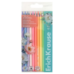 Creioane colorate Pastel Bloom 12 cul. ErichKrause