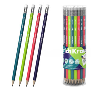 Creion din plastic cu radiera JOY Reef НВ round ErichKrause