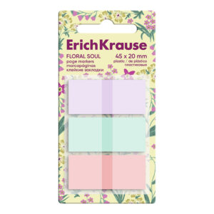 Index-uri 45x20 mm, 60 foi 3 cul. Floral Soul ErichKrause