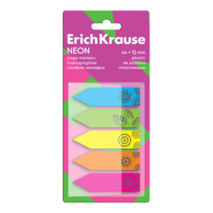 Index-uri 44x12 mm 100 foi 5 cul. Neon ErichKrause