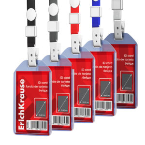 Ecuson vertical 54х90 mm transparent ErichKrause