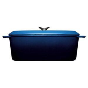 Oala Roaster cu capac 7,5L Iron - albastru WOLL