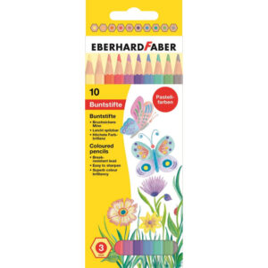 Set de creioane pastel 10 cul. Colori EBERHARD FABER