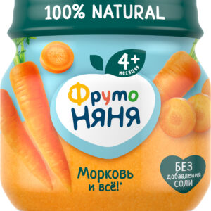 Piure de morcov 80g Фруто Няня