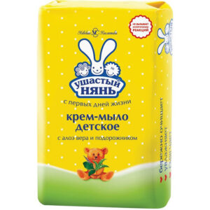 Sapun -crem copii Aloe vera-patlagine Ушастый нянь 90 g /10199