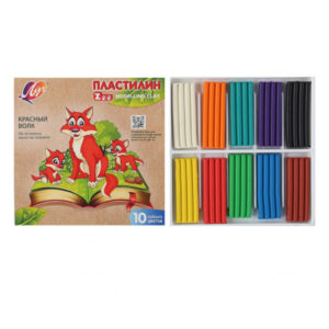 Plastilina ZOO 10 culori. 150gr Luci