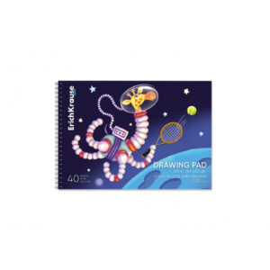 Album pentru desen cu spira Space Animals А4, 40 foi ErichKrause