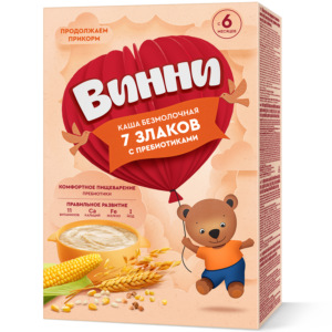 Terci fara lapte 7 cereale Vinni 220g
