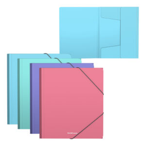 Mapa cu elastic A5+ Diagonal Pastel ErichKrause