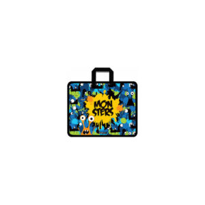 Mapa cu fermoar Monsters,A4+ cu manere ErichKrause