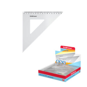 Echer 45°/16cm Clear transparent ErichKrause