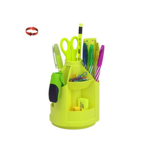 Set de birou rotativ Mini Desk, Neon Solid galben ErichKrause