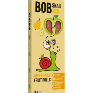 Dulciuri naturale de mere si pere BOB SNAIL 30g