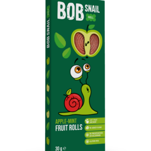 Dulciuri naturale de mere si menta BOB SNAIL 30g