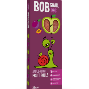 Dulciuri naturale de mere si prune BOB SNAIL 30g