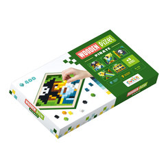 Cubika jucarii dezvoltare&laquo;Wooden pixels 5&raquo;