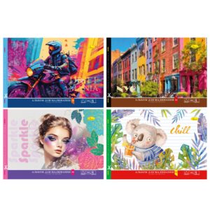 Album p/u desen cu perforatie A4, 30 foi APELSIN