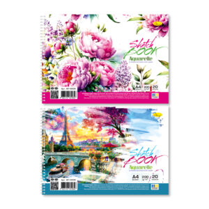 Sketchbook p/u acuarela А4 Craft 20 foi APELSIN