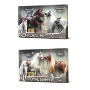 Set de joaca Cai cu accesorii in asort. Stable mates ROYAL BREEDS LANARD