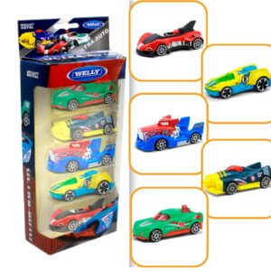 Set de 5 masini ULTRA AUTO 1:60 Welly