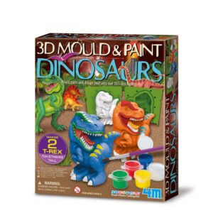 Set de creatie Crearea figurilor 3D din ipsos Dinozauri 4M