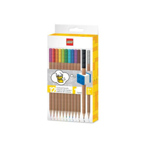 Set 12 creioane colorate IQ LEGO