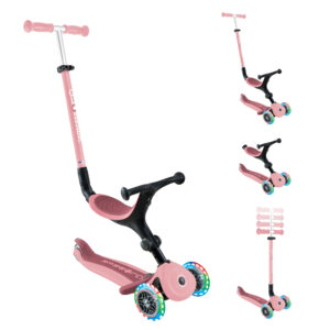 Trotineta Go Up Active Lights Pastel Pink GLOBBER