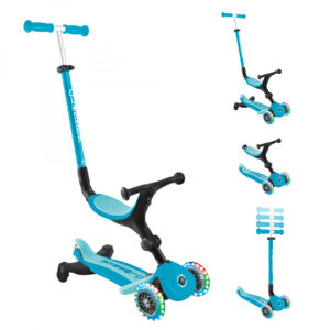 Trotineta Go Up Active Lights Aqua GLOBBER