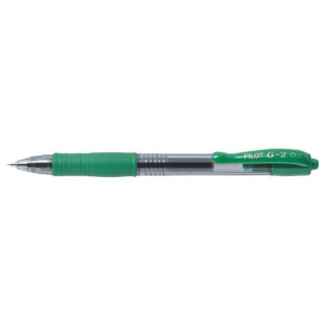 Pix bila cu gel 0,7mm G-2, verde Pilot