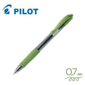 Pix bila cu gel 0,7mm G-2, verde deschis Pilot