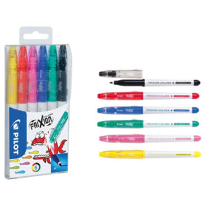 Set carioci Frixion, 6 culori Pilot
