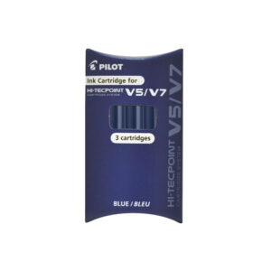 Set rezerve cartuse pt Hi-Techpoin V5/V7 3 buc., albastru Pilot