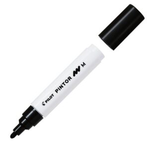 Marker vopsea 4,5mm Pintor, negru Pilot