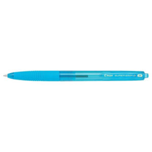 Pix bila 0,7mm Super Grip&Stick G, albastru deschis Pilot