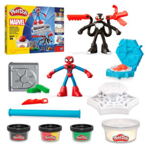 Set de joaca Spiderman lauch and Slice Battle Play-Doh HASBRO