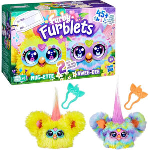Set jucarii interactive Plush Spring Furblets 2 buc 5 cm Furby HASBRO