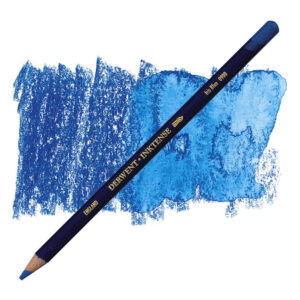 Creion colorat acuarela Inktense iris blue Derwent