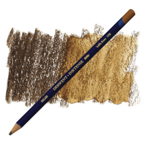 Creion colorat acuarela Inktense saddle brown Derwent