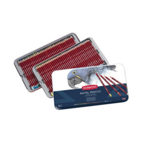 Set creioane colorate Procolour 24 culori, in cutie metalica Derwent