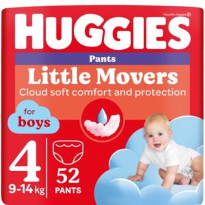 Scutece-chilotei Huggies Little Movers Pants 4 (9-14 kg) 52 BOY