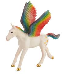 Figurina Pegasus Baby Rainbow MOJO