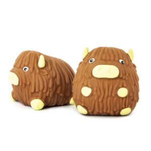 Jucarie antistres Squidgy Highland Cow Keycraft