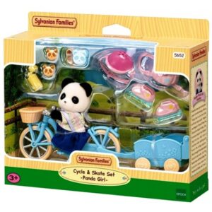 Set de joaca Cycle and Skate Set -Panda Girl Sylvanian Families