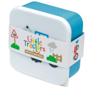 Set de 3 cutii p/u pranz S/M/L Little Tractors PUCKATOR