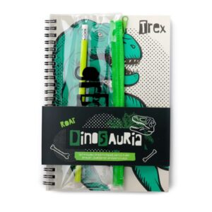 Set de papetarie 6 articole Dinosauria PUCKATOR