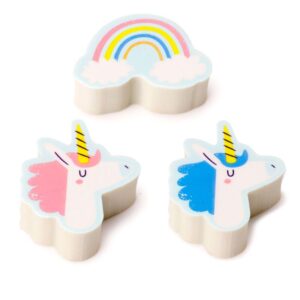 Set de 3 radiere Unicorn Magic PUCKATOR